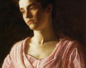 托马斯伊肯斯 - Portrait of Maud Cook